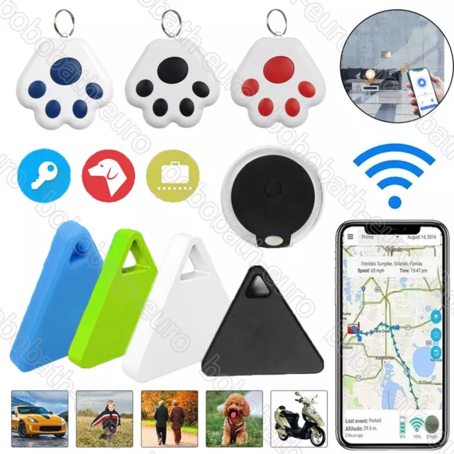 Mini GPS Tracker Anti Lost Smart Alarm Bluetooth Locator Car Pet Kids Key Finder