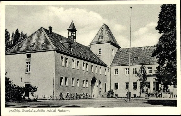 Ak Haldem Stemwede in Ostwestfalen Lippe, Freiluft Versuchsschule,... - 3119279
