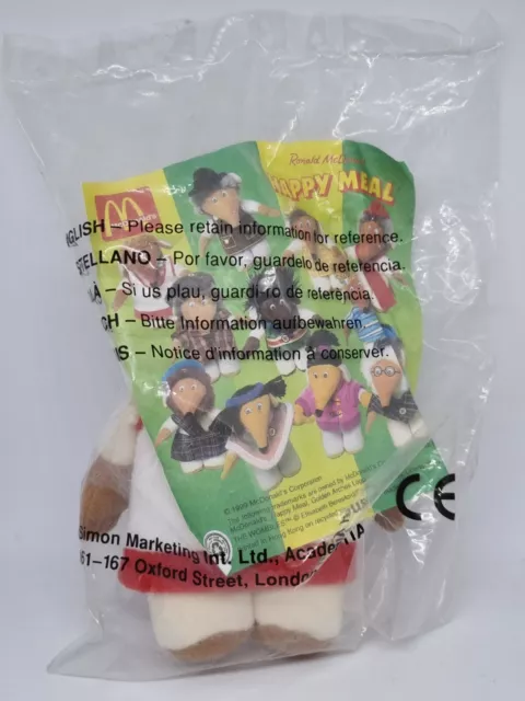 McDonalds Happy Meal Spielzeug 1999 Wombles of Wimbledon ""Tomsk"" Common Neu