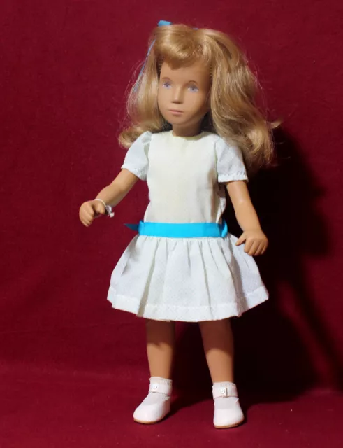 Vintage 16" Sasha Doll 116 Honey Blond,Blue Eyes,Party Dress,Box and Tag,England 2