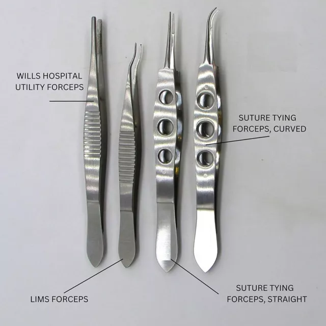 Suture Tying Forceps Lims Forceps Wills Utility Forceps Ophthalmic Instrument