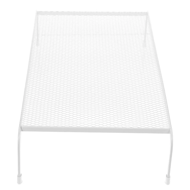 Support Surélevateur Pour écran D'ordinateur UKCOCO - Plateau Blanc En MDF épais 50x20cm - Rehausse Moniteur, PC Portable Ou TV