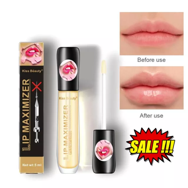 Lip Plumper Extreme Lip Gloss Maximizer Plump Volume Bigger Lip Moisturizing *1