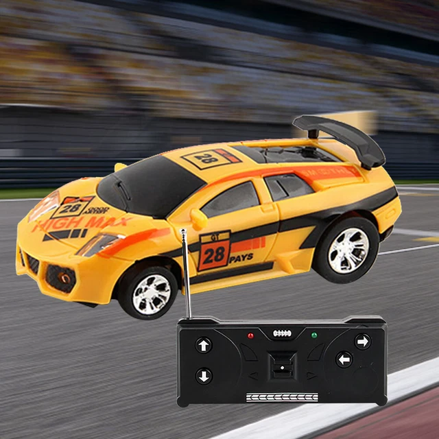 COKE CAN MINI Cans RC Car with Roadblocks RC Car Micro Racing Car