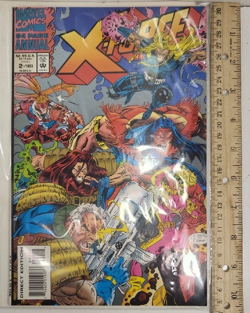 1993 Marvel Comics X-Force 64 Page Annual 2 Comic Book