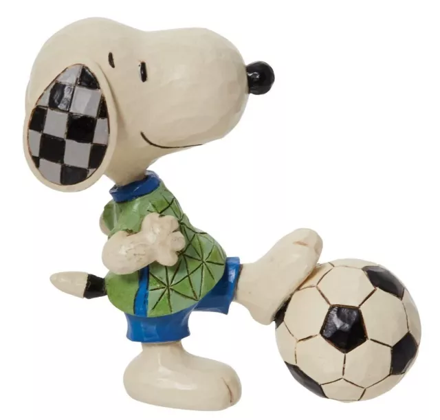 Peanuts Jim Shore Snoopy Fußball Mini-Figur #6011958