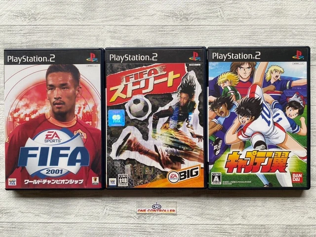 SONY PS2 FIFA2001 World Championship & FIFA Street & Captain Tsubasa from Japan
