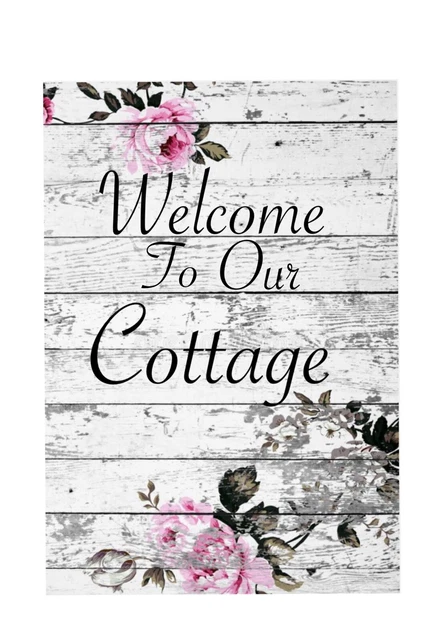 French Decor - Plaque En M&eacute;tal Style Shabby Chic Et Victorien - D&eacute;coration Murale Vintage En Forme De Rose - 30 X 20 Cm - Pour Jardin De Ferme