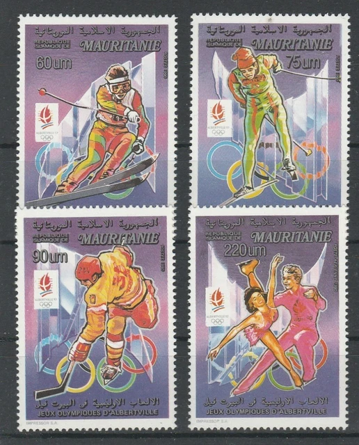 Winterolympiade 1992 in Albertville,  Mauretanien  982-85  **