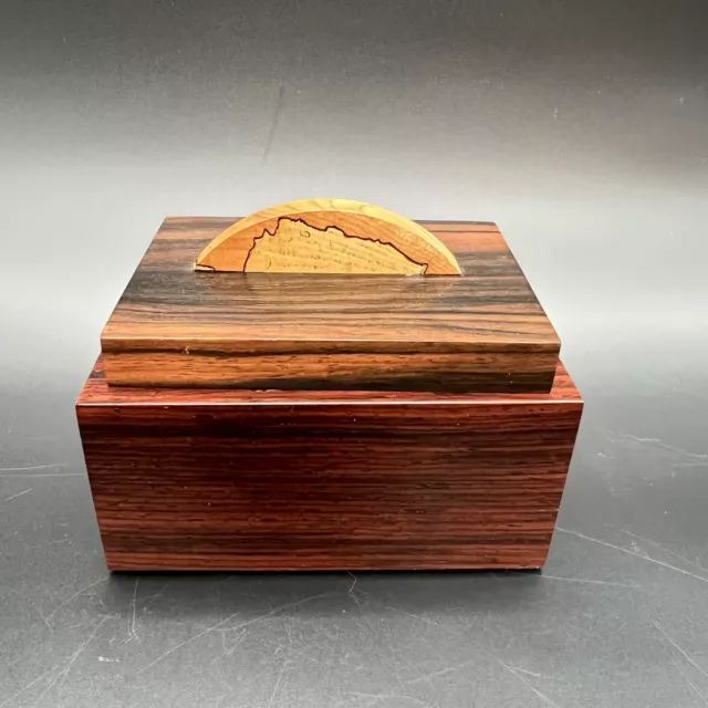 1994 Season Rosewood, Ebony, Maple Trinket Box