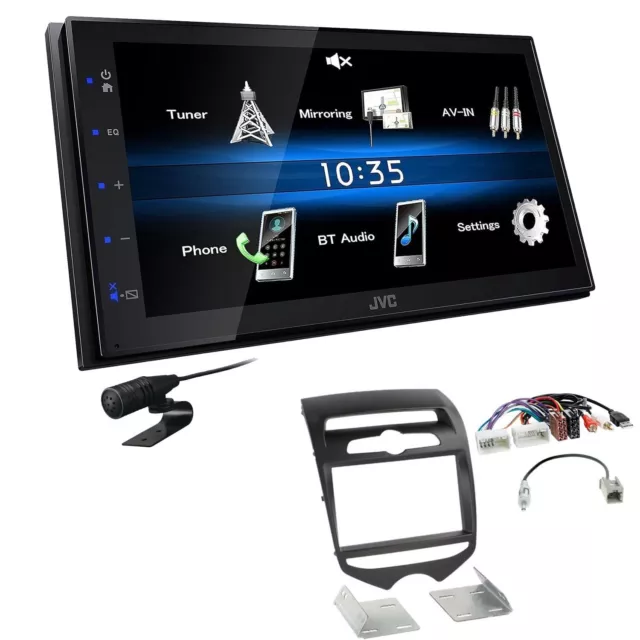 JVC Autoradio Touchscreen Bluetooth USB für Hyundai IX20 ab 2010 man. Klima