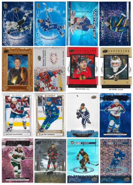 2023-24 Upper Deck Inserts Ecliptic Instinctive Portraits Glossy & more YOU PICK