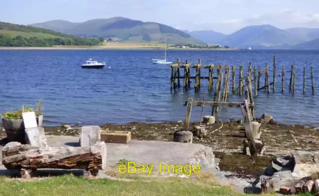 Photo 6x4 Old pier at Shore Road Port Bannatyne 3 c2018