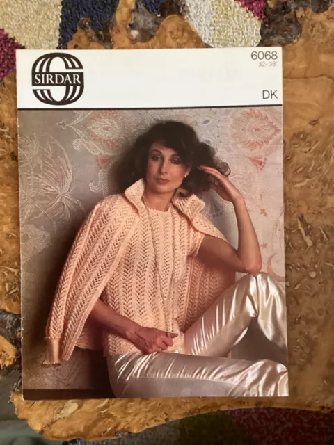 womens knitting patterns.cardigans.jumpers.size 32-38 inch bust.DK