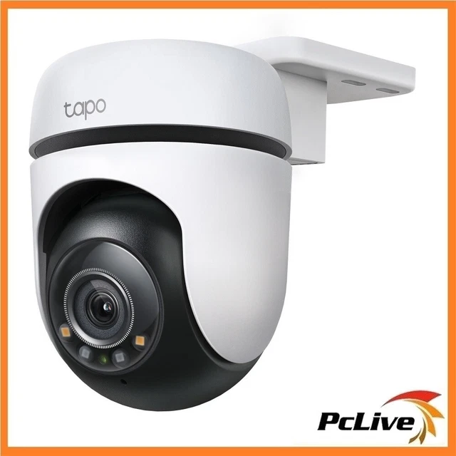 TP-Link Tapo C510W Outdoor Security Camera, WLAN IP Camera, 360° Pan/Tilt WLAN Camera, 2K Resolution, Colour Night Vision, Waterproof IP65, Intelligent Motion Detection, Two-Way Audio