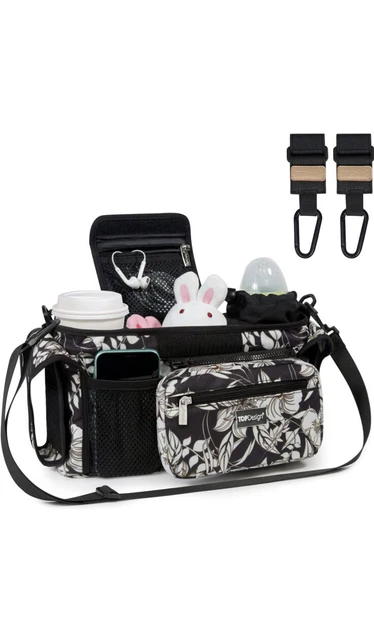 Organizador universal de cochecito de bebé TOPDesign cochecito carrito con...