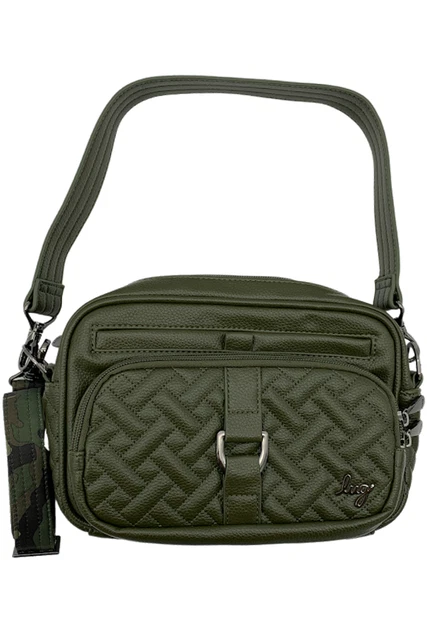 Lug Classic VL RFID Convertible Crossbody Carousel Olive Green