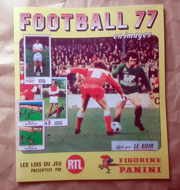 Panini FOOTBALL 77 : Gilbert DUSSIER #174 . AS Nancy Lorraine