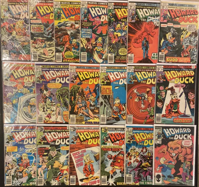 Howard The Duck #14-32 Marvel Comic Books Steve Gerber Gene Colan Janson Palmer