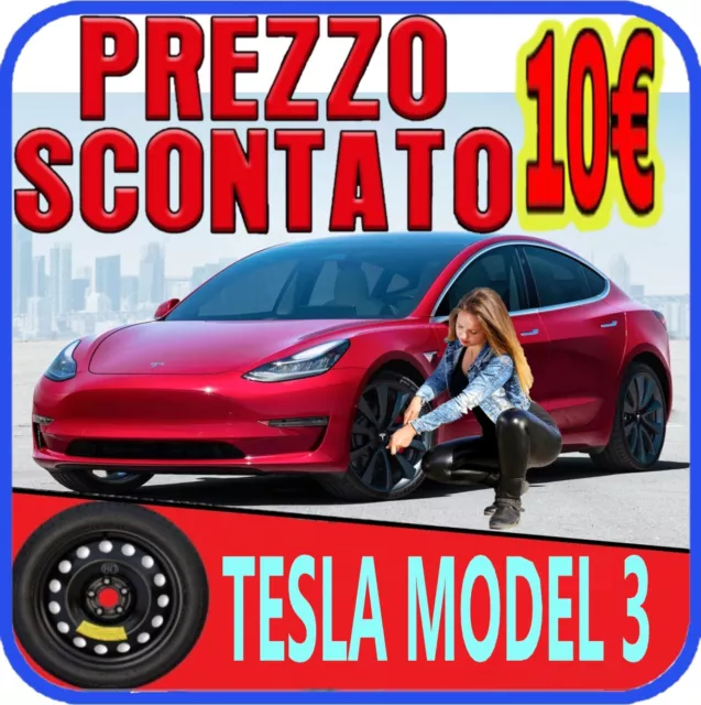 Ruotino Di Scorta Per Tesla Model 3 Con Misura Da 18 5Fori Kit Ruota Gomma Nuovo