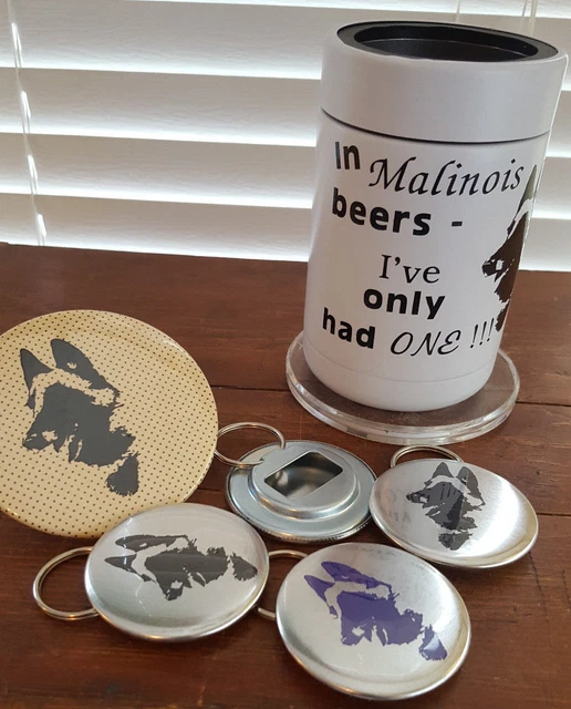 Malinois Belgian Shepherd Artist Originals Gifts Cooler Bottle Openers Mirror