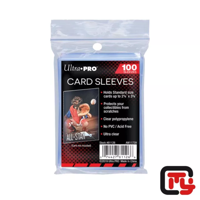 100 Protège Cartes - Soft Card Penny Sleeves Ultra PRO - Transparent