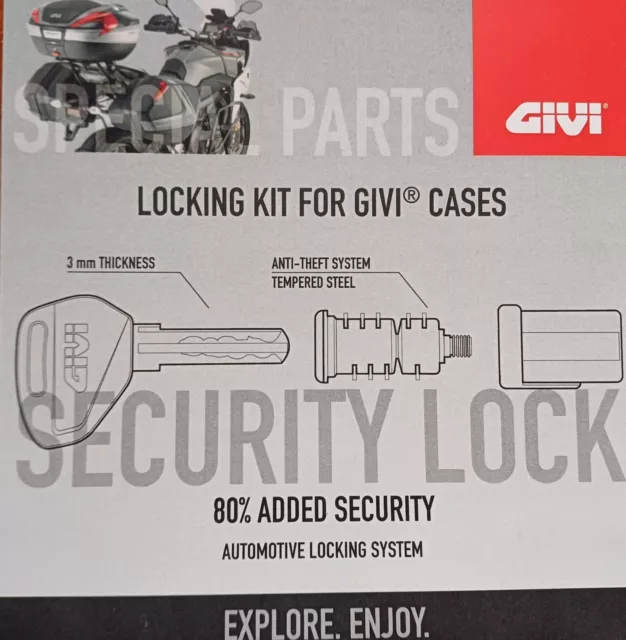 Serratura Security Lock Sl101 Per Bauletti / Valigie [Givi]