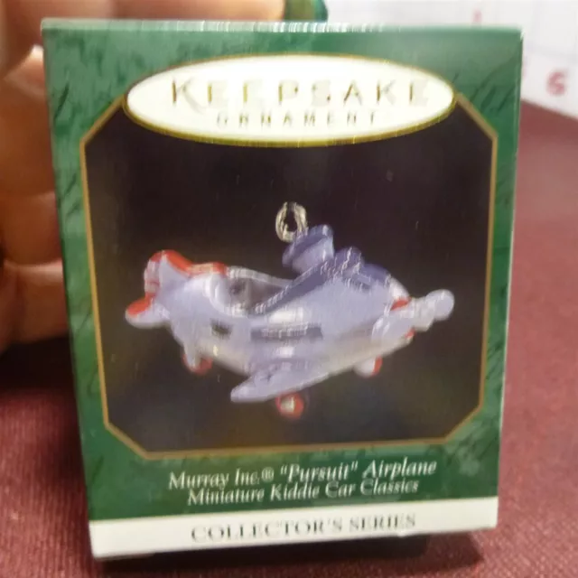 'Murray "Pursuit" Airplane' 'Mini Kiddie Car Classics' Series NEW Hallmark 1997