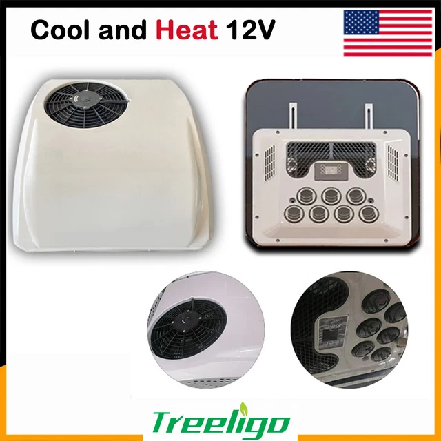 12 VOLT COOL Heat Electric RV Rooftop Air Conditioner Mounted AC RV