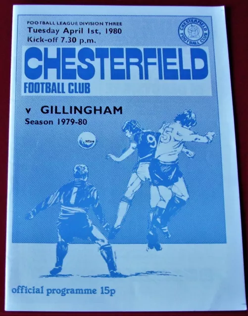 Chesterfield  V  Gillingham 1979-80