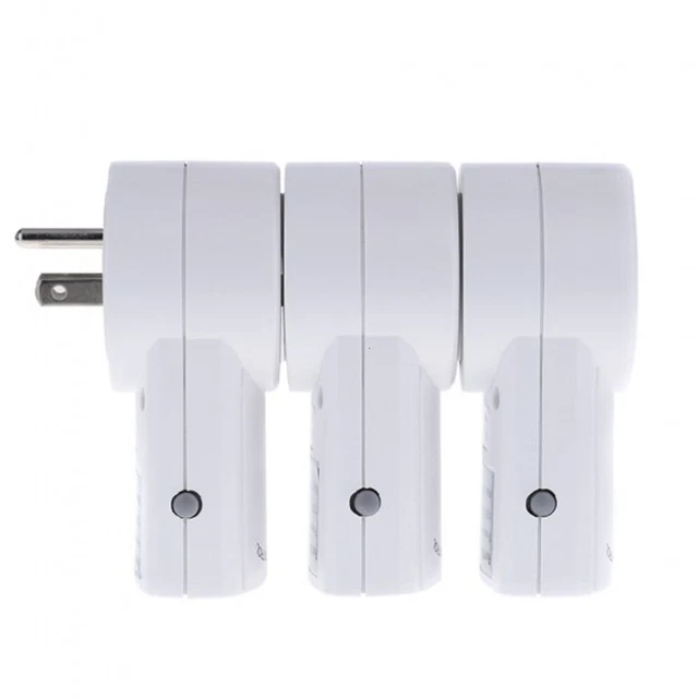 Prise de commutateur de télécommande 3PCS sans fil avec 2 contrôleurs à 6