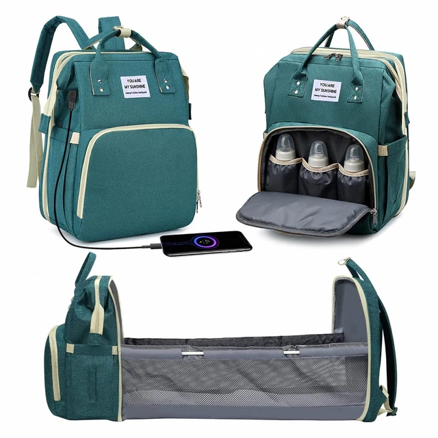 Diaper Bag Backpack with Changing Station - Baby Backpack Diaper Bag for Girls &
