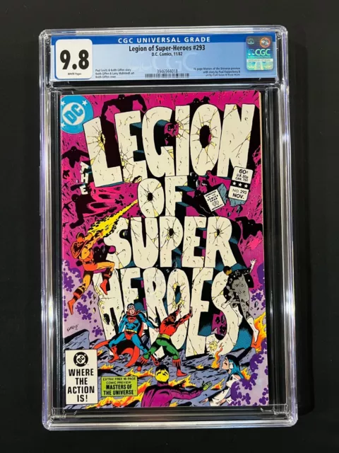 Legion of Super-Heroes #293 CGC 9.8 (1982) - Masters of the Universe preview