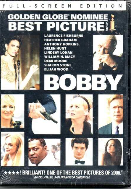 Bobby - DVD - NEW SEALED - REGION 1 - Kennedy - Anthony Hopkins