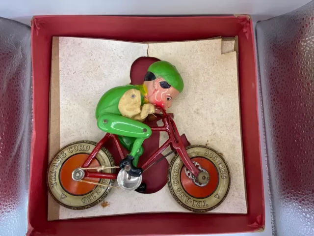 Tri Ang Gyro Cycle - Boxed 1939s Tin Toy 2