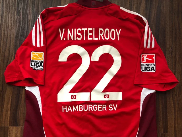 HSV Hamburger SV van Nistelrooy # 22 Trikot XL X-Large adidas Patches