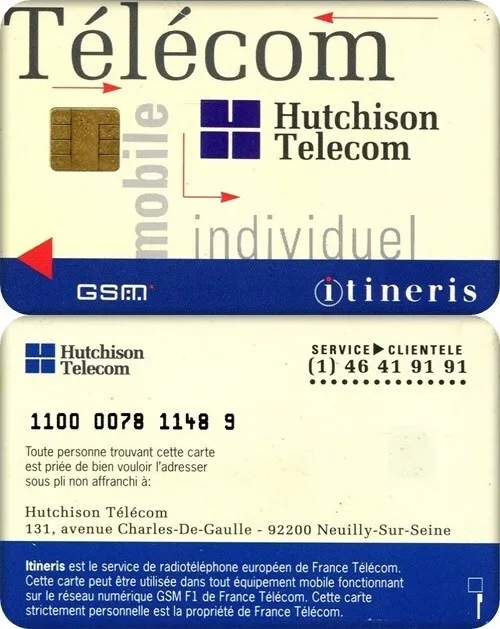 #150 Telecard / Smart Card / Rare Gsm Card / Ttb-Luxe