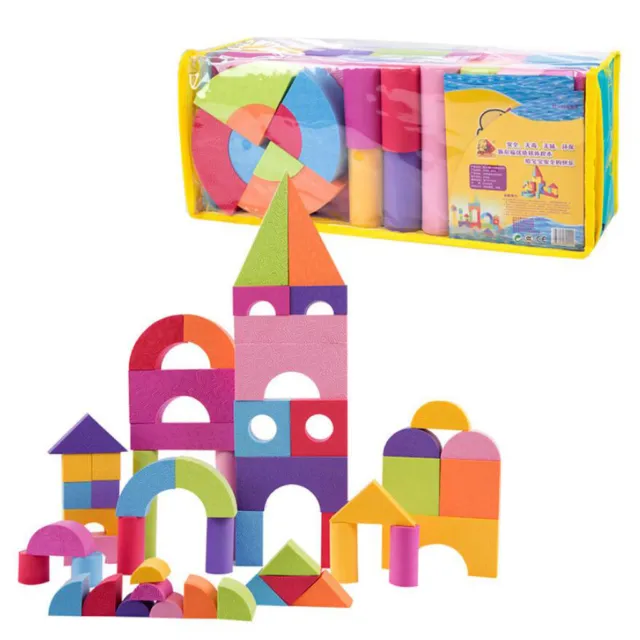 100x blocs de construction préscolaires jouets de forme de correspondance