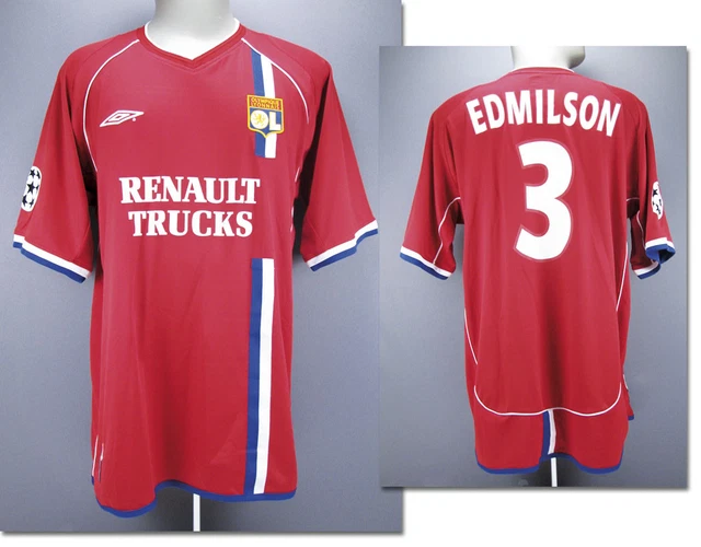 Maillot Umbro Football OL Third Porté Vintage EDMILSON 2002/03 - XL | LineUp. Vintage Football Store