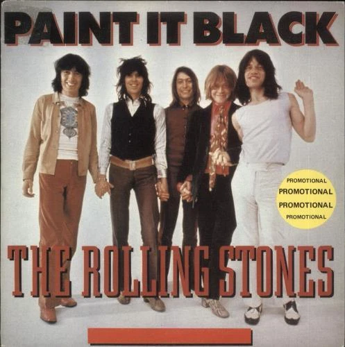Rolling Stones Paint It Black SPA 7" vinyl single record promo