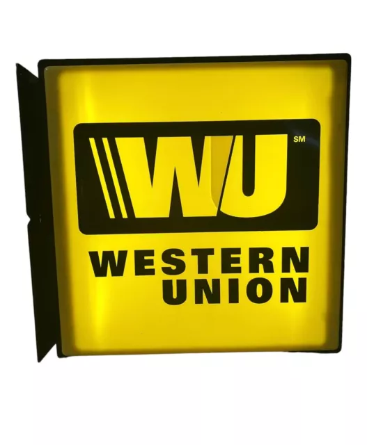 Western Union Light Wall Sign Advertising