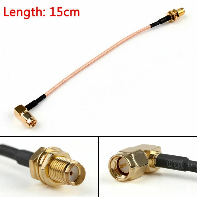 5x 15cm RG316 Cable SMA Male Fiche Droit Angle To SMA Femelle Jack Pigtail/6inch