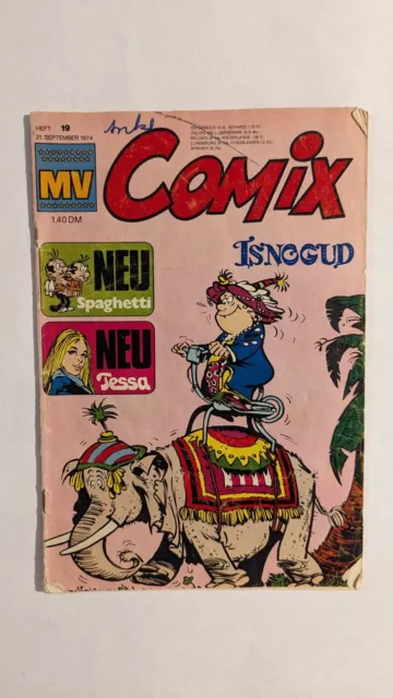 Mickyvision MV Comix Heft 1974 Nr. 19 1. Serie ab 1962