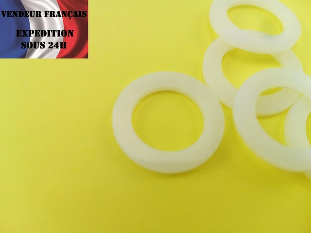 Joints TEFLON, diam. int. 14,5 mm, lot de 10 joints VENDEUR FRANCAIS