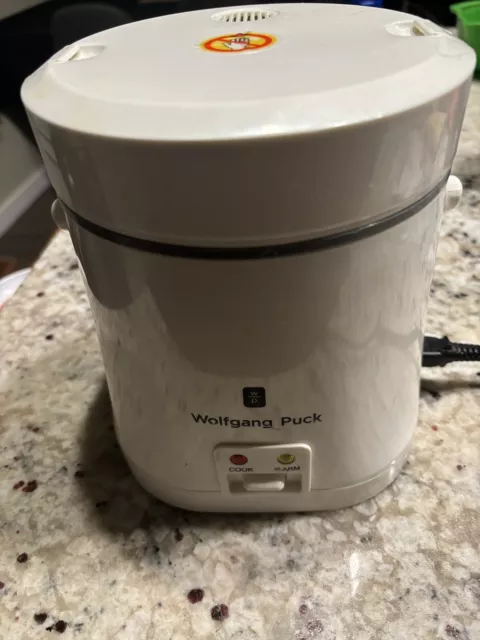 Rice Cooker 3 Cup Wolfgang Puck White With Cord.