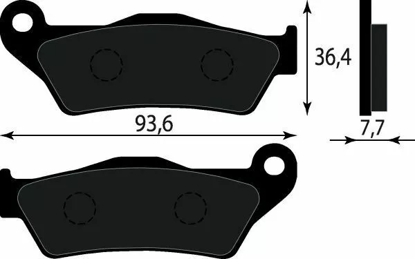 Paire Plaquettes de Frein Avant Husqvarna TC 510 510 2004>2004