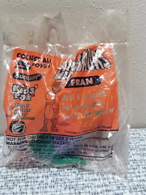 New 1995 Subway Kids Pak Disney Dinosaurs - Fran