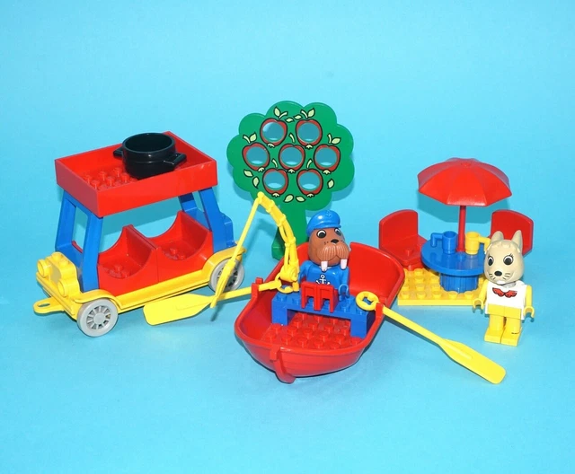 LEGO FABULAND No 3680 CAMPING CARAVAN SET NOT COMPLETE 1980s DENMARK