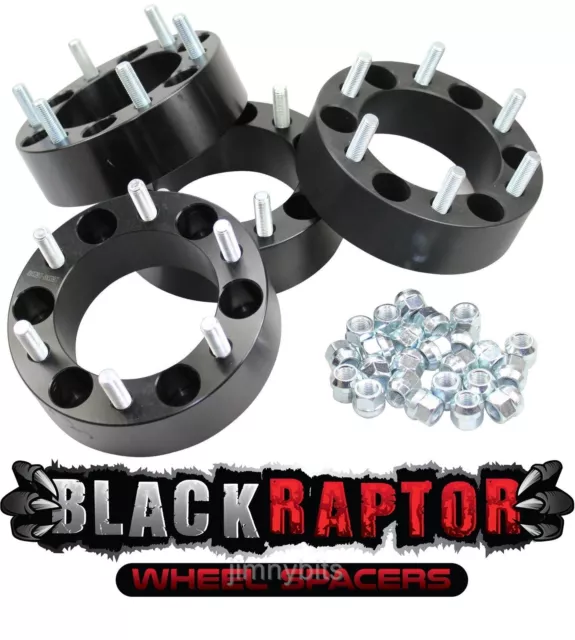 Black Raptor Toyota Hilux, Hi-ace, 4runner 50mm Aluminium Wheel Spacers