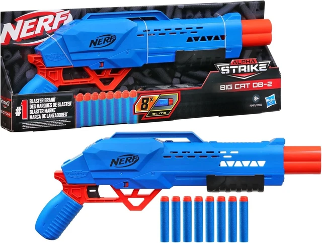 Nerf Modulus ION Fire – Pistolet Compact – Barillet, Porte-fléchettes, Canon Amovibles – 4 Fléchettes – Dès 8 Ans